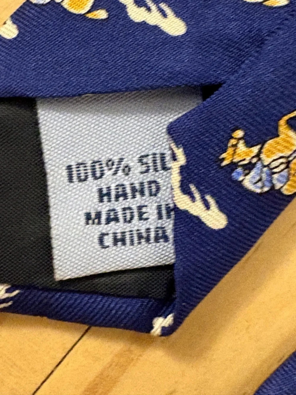 Vintage Sero New England Classics Silk Equestrian Jockey Tie Navy Blue